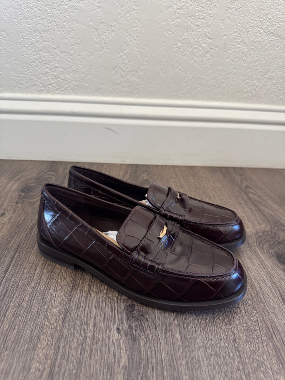 Madewell Penny Loafers in Dark Brown